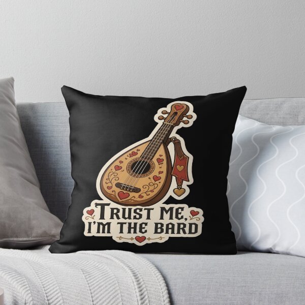 Item preview, Trust Me Im The Bard Funny RPG Dnd Cartoon Lute designed and sold by PozivoPlus.