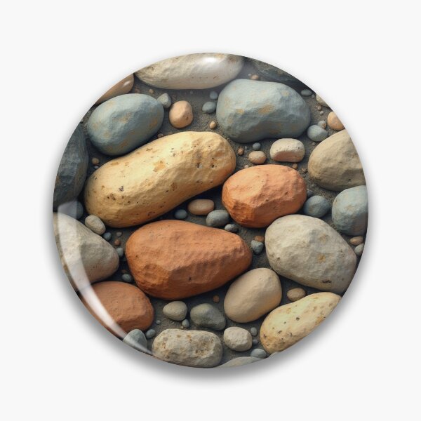 Item preview, Natural River Stones – Earthy Pebble Texture designed and sold by AnimalAirtistry.