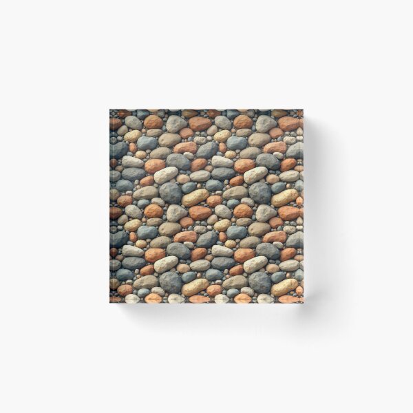 Item preview, Natural River Stones – Earthy Pebble Texture designed and sold by AnimalAirtistry.