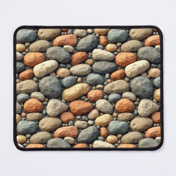 Item preview, Natural River Stones – Earthy Pebble Texture designed and sold by AnimalAirtistry.