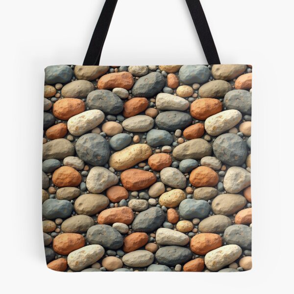 Item preview, Natural River Stones – Earthy Pebble Texture designed and sold by AnimalAirtistry.