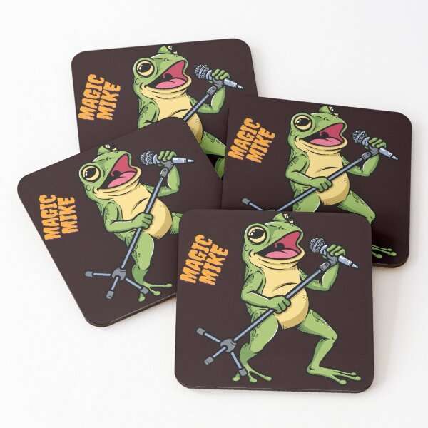 Item preview, Magic Mike Singing Frog T-Shirt Graphic Tee designed and sold by “Popvanta – pop-culture-t-shirt-store .