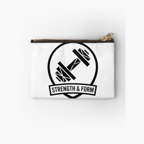 Item preview, Strength & Form - Minimalist Geometric Dumbbell Gym Crest Vector Design    designed and sold by Nubian Style.