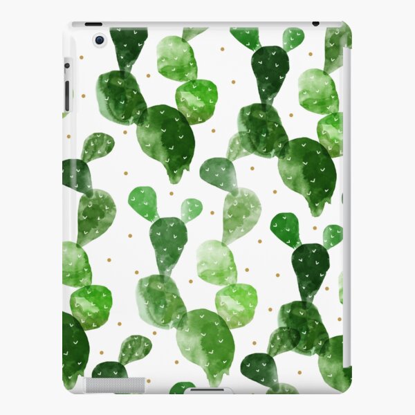 cactus watercolor iPad Snap Case