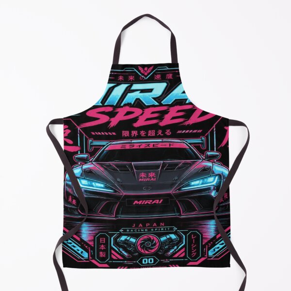 Item preview, Mirai Speed Cyberpunk Car Art | Retrofuturistic JDM Toyota Illustration designed and sold by JMAVILA ART.