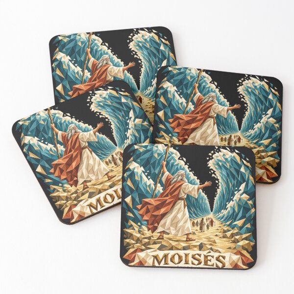 Item preview, Moses parts the sea into triangular crystals designed and sold by danart7.