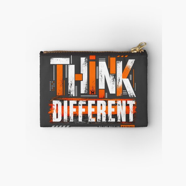 Item preview, Think Different – Bold Motivational Streetwear Typography designed and sold by symbolic Tees.