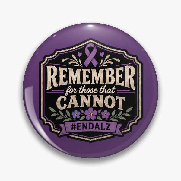 Item preview, Remember for Those that Cannot ENDALZ Alzheimer Awareness designed and sold by DemureArtsy.