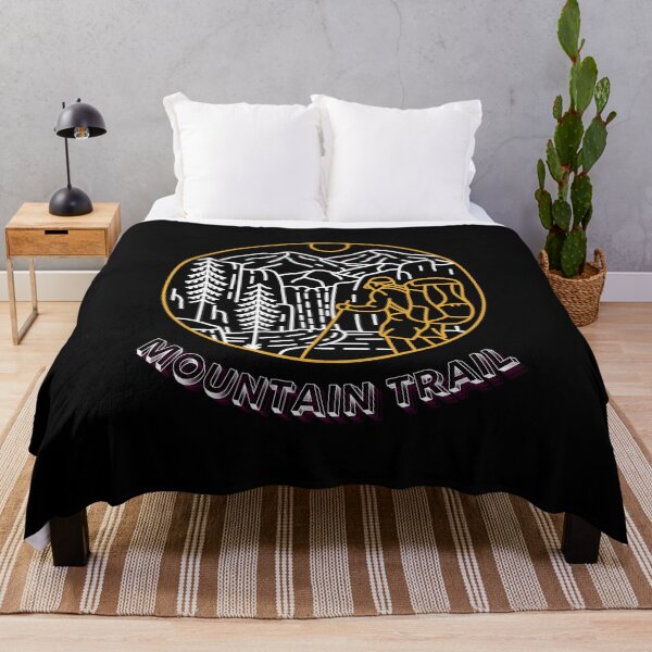 Item preview, Hiking Backpacker Mountain Trail designed and sold by MalwasBasket.