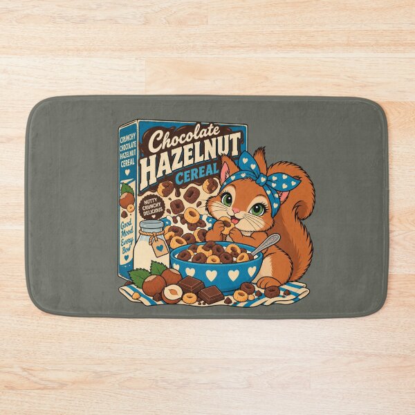 Item preview, Chocolate Hazelnut Cereal – Cute Squirrel Vintage Design designed and sold by Aimetoi.