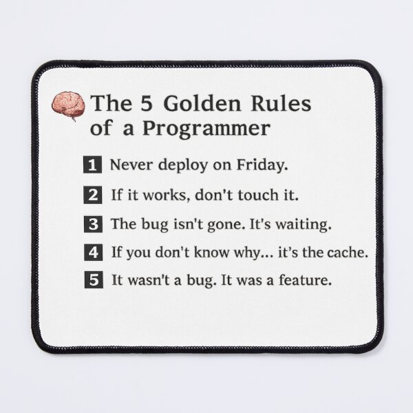 Item preview, 5 golden rules designed and sold by 4rionct.