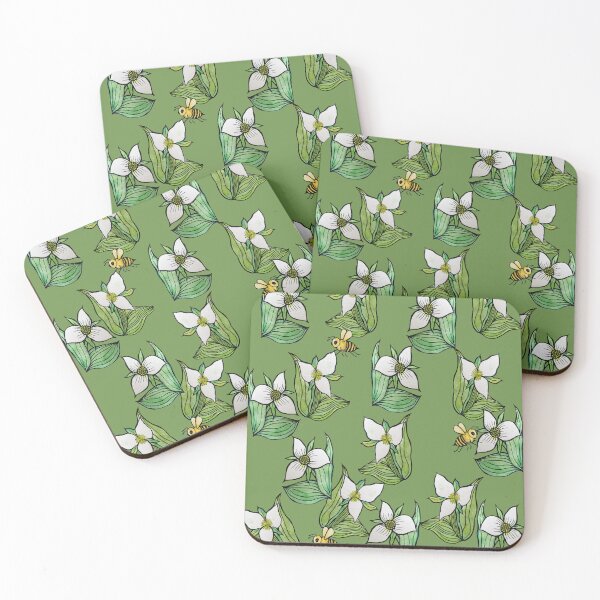 Item preview, Trillium Flower Illustration  designed and sold by lacychenault.