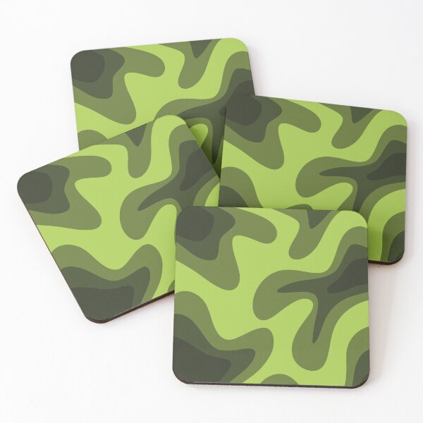 Item preview, Yellow-Green Echo Waves designed and sold by  CharlottePorterArt.
