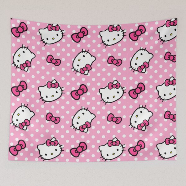 Item preview,  Cute Pink Hello Kitty Polka Dot Pattern designed and sold by iloveyourcupid.
