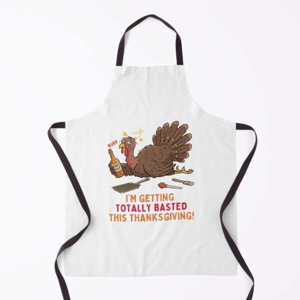 Item preview, Totally Basted This Thanksgiving – Funny Tipsy Turkey Pun designed and sold by Woof-Worthy-ART.