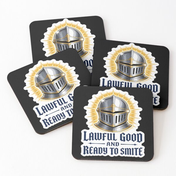 Item preview, Lawful Good And Ready To Smite Funny Dnd Paladin Knight designed and sold by PozivoPlus.