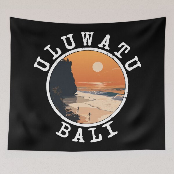 Item preview, Uluwatu - Bali (with White Lettering) designed and sold by VelvetRoom.