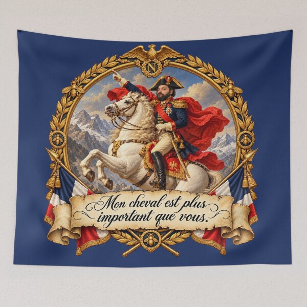 Item preview, Mon cheval est plus important que vous designed and sold by Nerdy Realms Store.