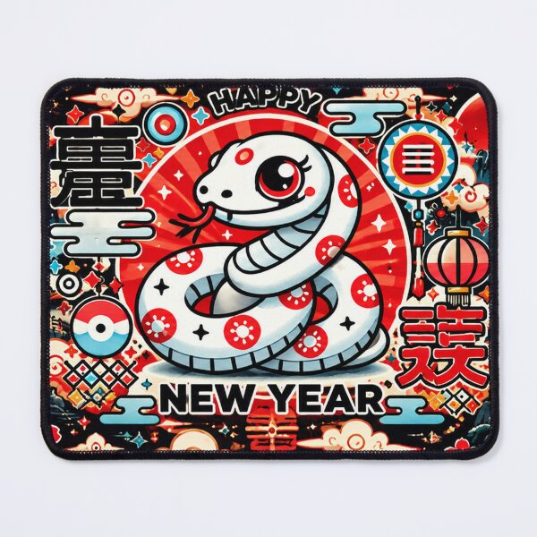 Item preview, Cute Year of the Snake 2025 | Chinese Zodiac Lunar New Year Celebration Art designed and sold by Fei Long Design Hub.