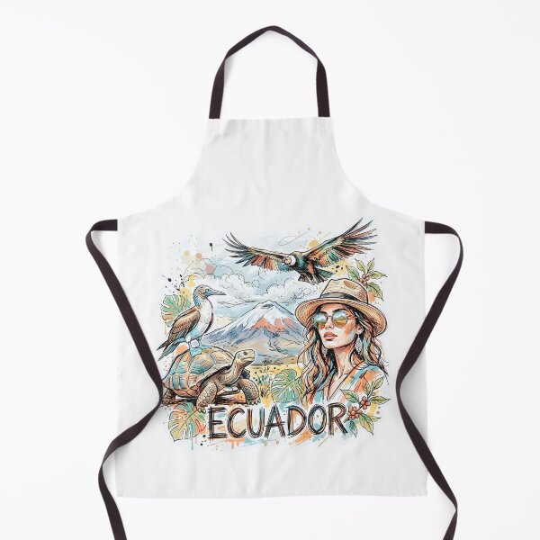 Item preview, Ecuador Wildlife Travel Watercolor Art designed and sold by EdwinkOne.