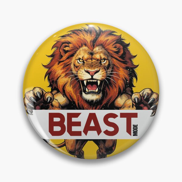 Item preview, Angry Roaring Lion Beast Mode Gym Motivation designed and sold by WildArtIT.