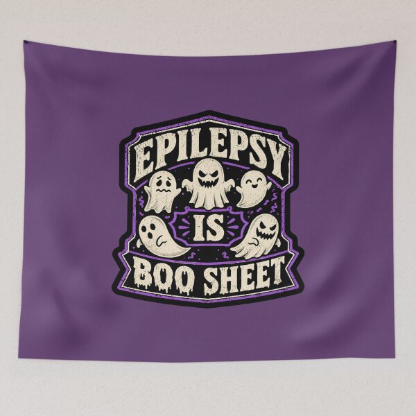 Item preview, Epilepsy Is Boo Sheet designed and sold by DemureArtsy.