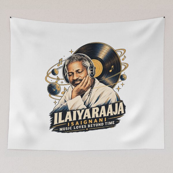 Item preview, Ilaiyaraaja Isaignani Maestro Tamil Music Tribute Art designed and sold by Fashvora.