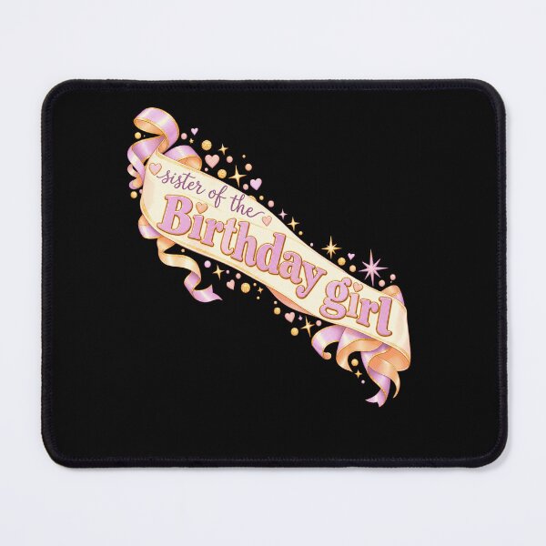 Item preview, Sister Of The Birthday Girl Family Celebration Party designed and sold by FolkGraphics.