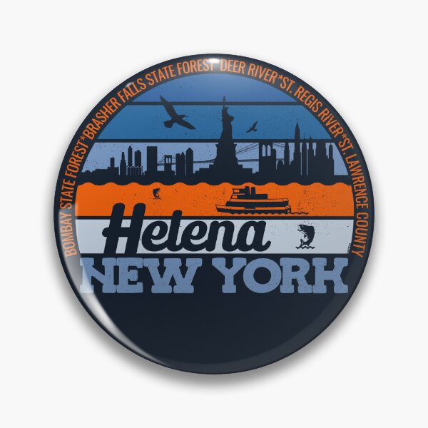 Item preview, Helena New York Sunset Retro Vintage Local Pride Logo designed and sold by CRHPOD20.