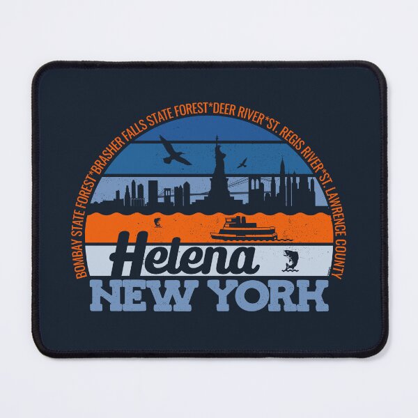 Item preview, Helena New York Sunset Retro Vintage Local Pride Logo designed and sold by CRHPOD20.