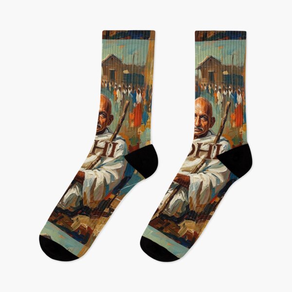 Item preview, Gandhi Biographical Drama Fine Art Tribute designed and sold by Art's Diner.