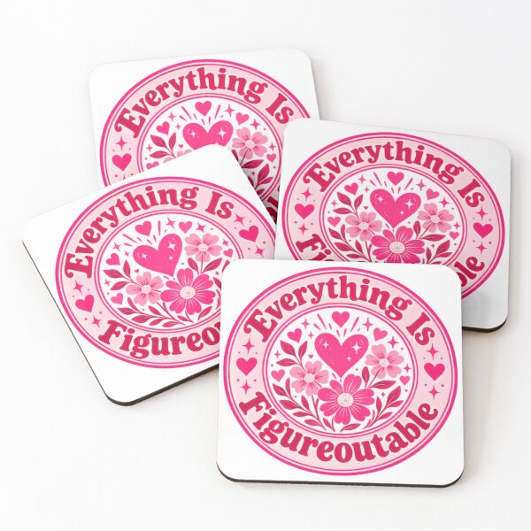 Item preview, Everything Is Figureoutable Motivational Quote Positive Mindset Empowerment designed and sold by JasonStars123.