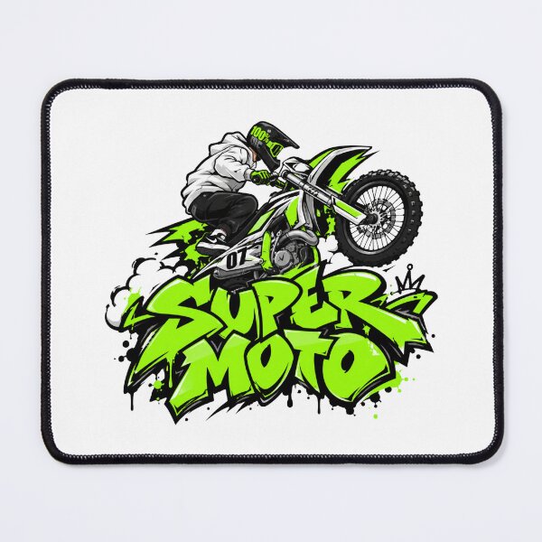 Item preview, NEON GREEN SUPER MOTO designed and sold by MonoStyle.