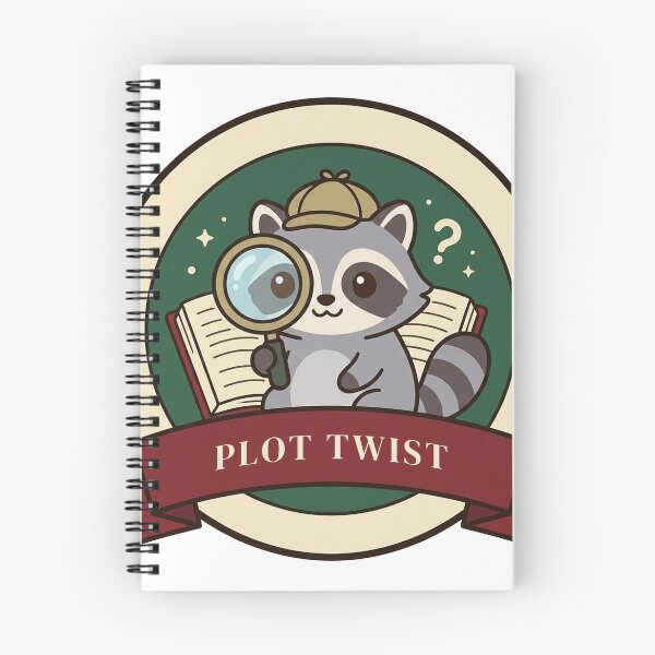 Item preview, Plot Twist Raccoon Detective Vintage Badge designed and sold by SinceLoveCo.