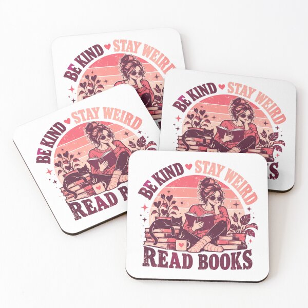 Item preview, Be Kind Stay Weird Read Books Book Lover Reader Woman designed and sold by JasonStars123.