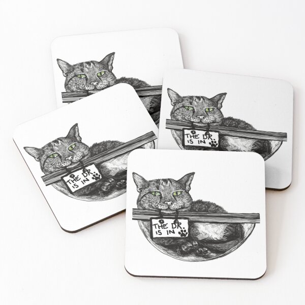 Item preview, Therapy Cat designed and sold by Felt Cute Handcrafts.