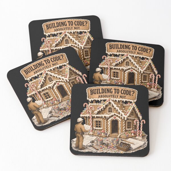 Item preview, Gingerbread Structural Failure – Funny Gingerbread House Art designed and sold by Uglyandcute.