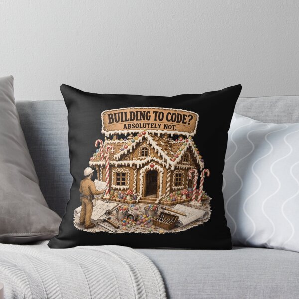 Item preview, Gingerbread Structural Failure – Funny Gingerbread House Art designed and sold by Uglyandcute.