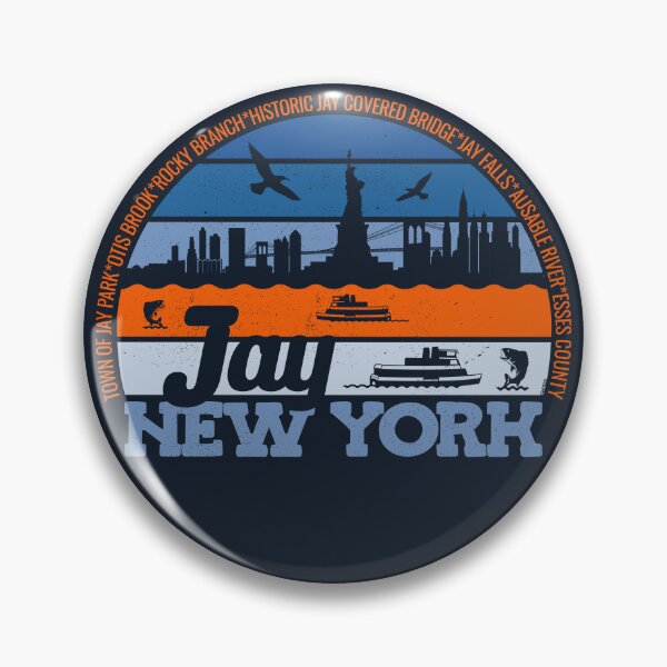 Item preview, Jay New York Sunset Retro Vintage Local Pride Logo designed and sold by CRHPOD20.