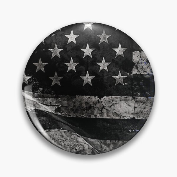 Item preview, Thin Blue Line American Flag | Back the Blue Law Enforcement Tribute designed and sold by Fei Long Design Hub.