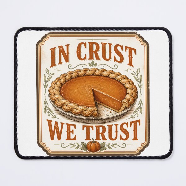 Item preview, In Crust We Trust – Vintage Baking Label designed and sold by RoyesButler.
