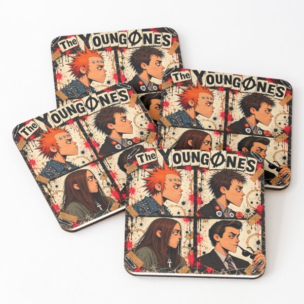 Item preview, The Young Ones – Distressed Punk Comic Art Tribute designed and sold by DravensApparel.