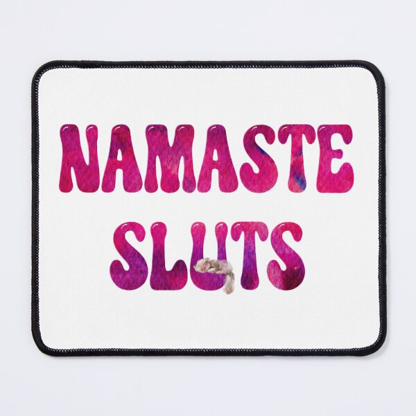 Item preview, Funny Yoga Gym Outfit White Kitten Namaste designed and sold by Monica Laipple.