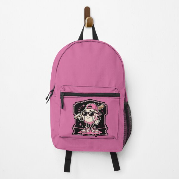 Item preview, Breast Cancer Awareness Baseball Drip Pink Ribbon designed and sold by DemureArtsy.