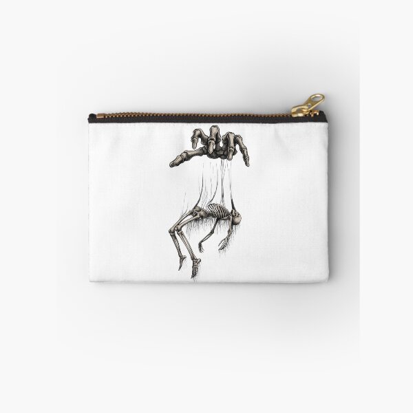 Item preview, Skeleton Hand Holding Hanging Skeleton Dark Gothic Art designed and sold by Retro Whiskers.