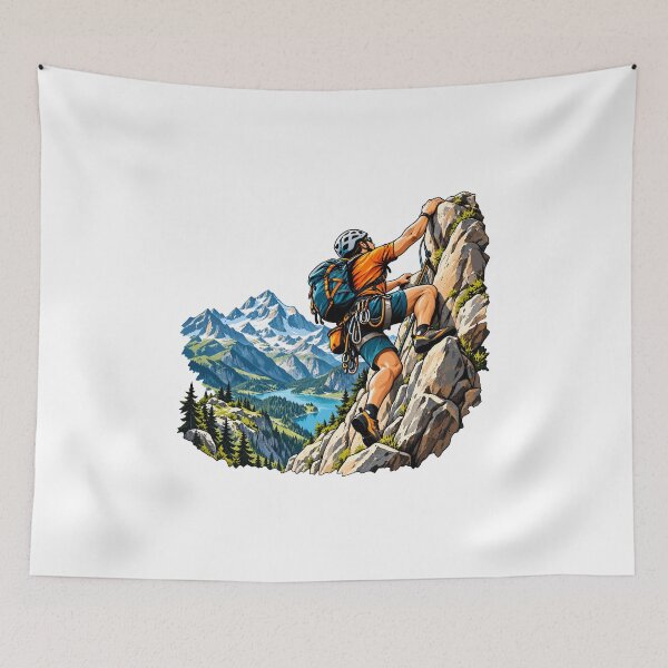 Item preview, Rock climbing adventure for mountain climbers designed and sold by HandicraftArt.