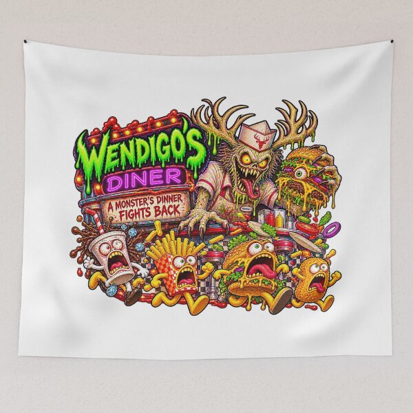 Item preview, Unfortunate Oddities - BUSINESSES - WENDIGO'S DINER designed and sold by WheelieGdArt.