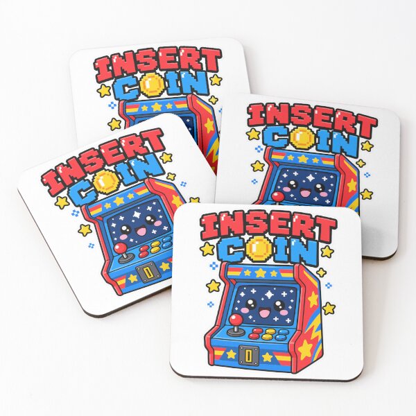 Item preview, Insert Coin - Cute Arcade Cabinet designed and sold by victorsuarez.