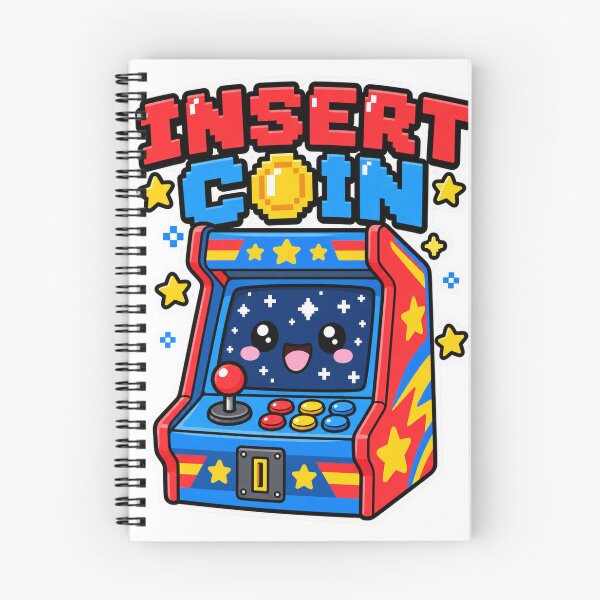 Item preview, Insert Coin - Cute Arcade Cabinet designed and sold by victorsuarez.
