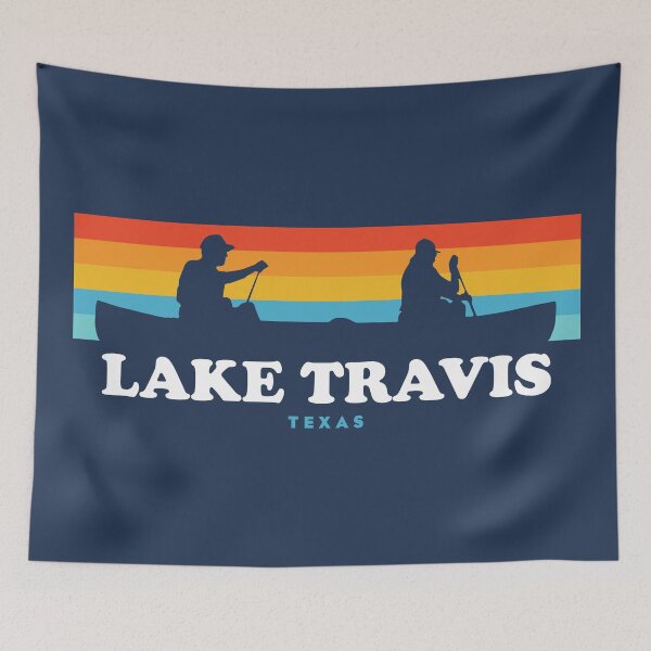 Item preview, Lake Travis Austin Texas Canoe designed and sold by Esskay Designs.